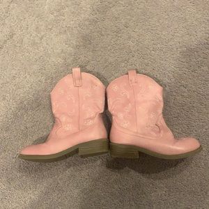 Toddler size 10 girls pink cowgirl boots